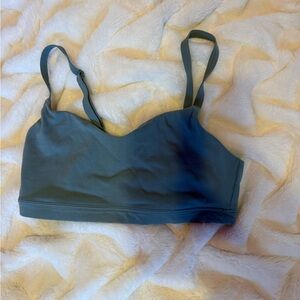 Athleta Teal Sports Bra A/C Light Support